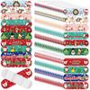Patelai 300 Pieces Kids Bandages Bulk 10 Styles Children's Adhesive Flexible Colorful Cute Cartoon Bandages Waterproof Breathable Stickers Protection Care Cuts for Girls Boys(Santa Claus) view 1