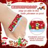 Patelai 300 Pieces Kids Bandages Bulk 10 Styles Children's Adhesive Flexible Colorful Cute Cartoon Bandages Waterproof Breathable Stickers Protection Care Cuts for Girls Boys(Santa Claus) view 4