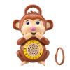 BIGMONAT Monkey Baby Sleep Soother with a White Noise Sound Machine Featuring 5 Soft Ambient Sounds, USB Rechargeable and Lullaby Machine for Sleeping Travel Baby Gift (Brown) view 1