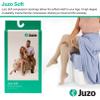Juzo Soft 30-40 mmHg Compression Stockings, Pantyhose, Closed Toe | Compression Socks for Severe Varicosities & Edema, Orthostatic Hypotension, Post-Op | Black, Small (II) Petite view 3