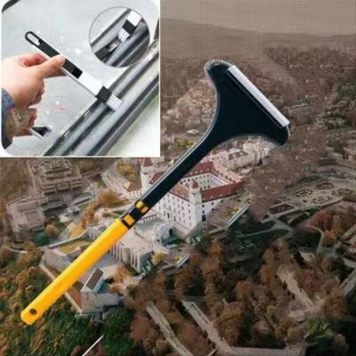 JosuE Window Brush Cleaning Brush Voile Window Cleaning and Wiping Wet and Dry Glass Wiper Blade
