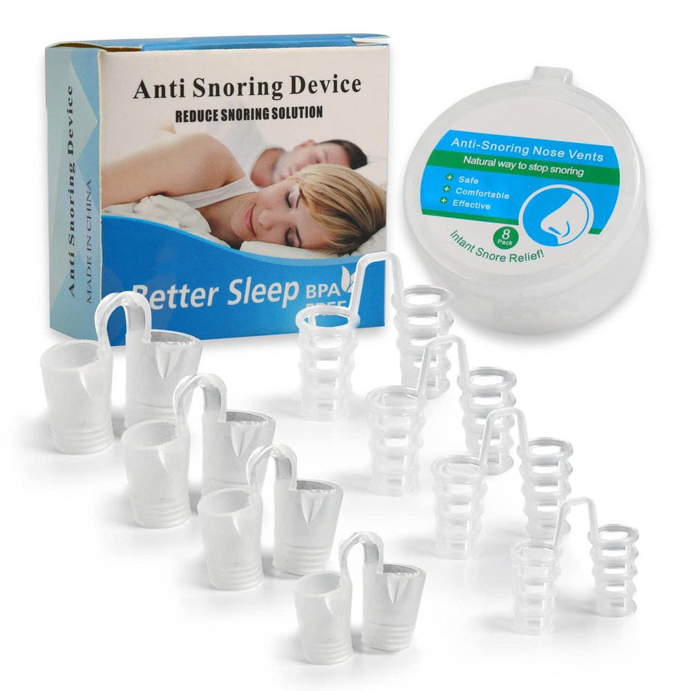 Anti Snoring Nose Vent Nasal Cones Nasal Dilator to Stop Snoring Effective Snore Stopper Anti Snoring Devices Easy to Use Snoring Solution