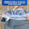 PLASTIC PRINCE 55 Gallon Trash Bags Large Clear Garbage Bags for Rubbermaid Brute 44-55 Gallon Trash Cans 38 x 58 Recycling Trash Can Liners 1.2 Mil, Pack of 100 view 4