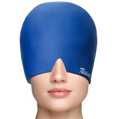 Thrive Gel Ice Headache Relief Cap, Cold Therapy, Blue