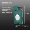 Visol LighCut Butane Torch Triple Flame Refillable Gas Lighter, Built-in Cutter, Windproof Adjustable Flame view 3