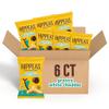 HIPPEAS Chickpea Puffs, Groovy White Cheddar, Gluten Free Snacks, Dairy Free, Vegan, 4oz, Pack of 6, 3g Protein, 2g Fiber, Crunchy, Nutritious, Baked Plant Protein Snack, Non-GMO, Kosher view 1