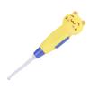 Cute Cartoon LED Flashlight Removable Earpick Earwax Remover with Scoop Tweezers Cleaner Care Tool with Clearer View Inside Ear (Yellow Kitten) view 1
