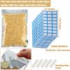 200-Pack Reclosable Large Mylar Bags for Food Storage 7.1" x 10.2" 1 Quart Pouch Bags in Bulk Resealable Smell Proof Aluminum Silver Foil Bag with Clear Window Kitchen Storage Edible Packaging view 4