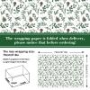 12 Sheet Christmas Wrapping Paper Watercolor Pine Tree Gift Wrap Paper for DIY Crafts Gift Packing, 19.7 x 27.6 Inch, Folded Flat view 2