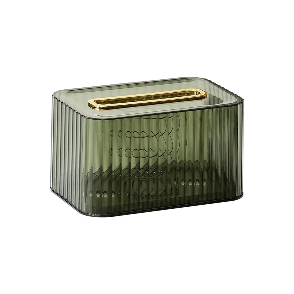 Tissue Box Holder Household Tissue Box Transparent Desktop Tissue Box Pumping Paper Storage Box Living Room Dining Room Coffee Table Decoration Facial Paper Holder (Color : 3)