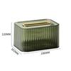 Tissue Box Holder Household Tissue Box Transparent Desktop Tissue Box Pumping Paper Storage Box Living Room Dining Room Coffee Table Decoration Facial Paper Holder (Color : 3) view 2