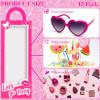 12PCS Pink Cowgirl Party Favor Boxes for Bridal Showers and Birthdays - Hot Pink Gift Boxes for Candy, Favors, and Decorations view 2