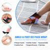 Comfpack Ankle Ice Pack Wrap for Swelling, Heel Ice Pack for Pain Relief, Hot Cold Therapy Cold Pack for Plantar Fasciitis, Achilles Tendonitis, Ankle Sprain, Foot Pain, 2Packs view 2