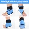 Comfpack Ankle Ice Pack Wrap for Swelling, Heel Ice Pack for Pain Relief, Hot Cold Therapy Cold Pack for Plantar Fasciitis, Achilles Tendonitis, Ankle Sprain, Foot Pain, 2Packs view 3