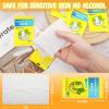 Timgle 300 Counts Individual Packing Hemorrhoid Wipes Witch Hazel Wipes for Butt Hemorrhoidal and Relief Swelling Pain Burning Itching Numbing, 5.5 x 7 Inch view 2