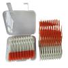 200 Packs of Oral Cleaning and Care Massage, Pointed Interdental Brush, Soft Bristle, Soft Silicone, Rotary Interdental Brush, Soft Rubber Toothpick Toothpicks, Floss, Dental Cleaning Tools view 3