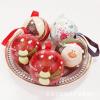 Gift Bags 10/30/50 Merry Christmas Candy Gift Boxes Christmas Eve Round Santa Claus Tin Box with Ribbons Party Mystery Packaging Box (Color : Style C (7cm), Size : 30pcs) view 2