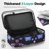 ALLCAMP Insulin Cooler Travel Case Diabetic Medication Cooler with 4 Ice Pack - Medical Cooler Bag Portable and Reusable Flower Pattern (9X 4.72x 3.14 inches) view 3