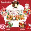 YUJUN 160 PCS Christmas Cellophane Treat Bags,Santa Claus Goodie Candy Xmas Clear Cello Bags Twist Ties for Winter Christmas Theme Party Favor Supplies(8 Styles) view 4