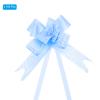 PATIKIL Gift Pull Bows, 100 Pcs Baskets Present Wrapping Bows Rose Pattern Christmas Bow Gift Bows Bulk for Birthday Party, Light Blue view 3