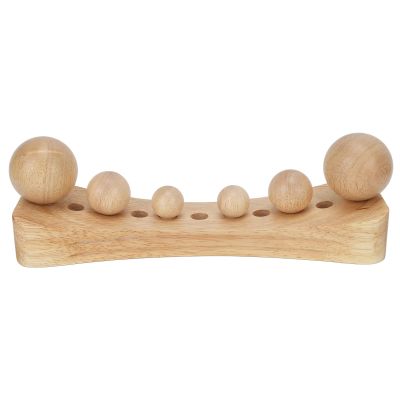 ZLXHDL Psoas Release Tool,Wood Psoas Muscle Release Tool 6 Head Relaxation Tool Trigger Point,Occipital Release Tool for Woman Man