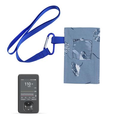 Blood Glucose Meter Pouch with Lanyard Hook for Dexcom Receiver G7 Holder Dexcom g6 Case Insulin Pump Pouch Diabetes Supplies