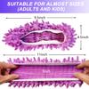 4 Pcs Shoes Cover Dust Duster, Washable Mop Slippers Shoes for Floor Cleaning, Reusable Microfiber Duster Mops for House, Office, Bathroom, Kitchen Cleaning (2Pairs) view 2