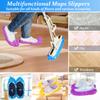 4 Pcs Shoes Cover Dust Duster, Washable Mop Slippers Shoes for Floor Cleaning, Reusable Microfiber Duster Mops for House, Office, Bathroom, Kitchen Cleaning (2Pairs) view 4