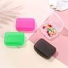 4pcs Portable Medicine Case Pills Holder Travel Pills Case Small Plastic Containers Medicine Dispenser view 2