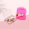 4pcs Portable Medicine Case Pills Holder Travel Pills Case Small Plastic Containers Medicine Dispenser view 3
