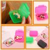 4pcs Portable Medicine Case Pills Holder Travel Pills Case Small Plastic Containers Medicine Dispenser view 4