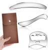 3-in-1 Stainless Steel Gua Sha Muscle Scraper Tool, IASTM Tools, Myofascial Scraping Tools for Physical Therapy, Lymphatic Drainage Massager, Soft Tissue Massage Tool view 1
