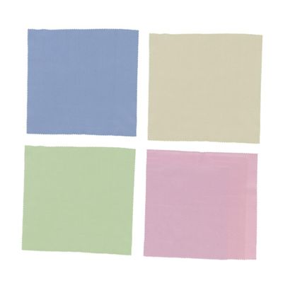 Ciieeo Cleaning Cloths for Eyeglasses 100 Pack 10x10cm Lint- Soft Reusable Easy Wash Quick Dry for Lens Screen and Delicate Surfaces