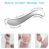 2-in-1 Stainless Steel Gua Sha Muscle Scraper Tool, Myofascial Scraping Tools for Physical Therapy, Lymphatic Drainage Massager, Soft Tissue Massage Tool (S+D) view 2