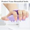 HEETA Shampoo Scalp Brush Massager Hair Growth, Scalp Scrubber with Soft Silicone Bristles for Dandruff Removal, Hair Brush Exfoliator, Light Purple view 4