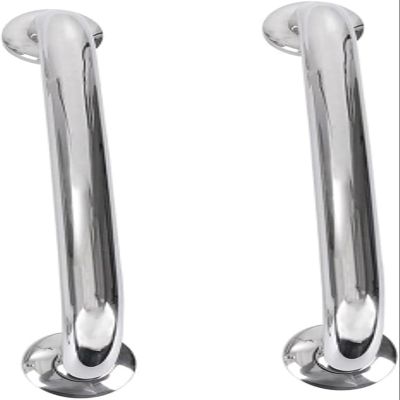 10 Pcs Toilet Grab Bars Safety Hand Rail Support Anti Slip Shower Bar Toilet Rails Toilet Handles for Elderly Hand Rails for Elderly Shower Head Tub Balance Bar Non-Slip Guide (Size : L 60cm/23.6in)