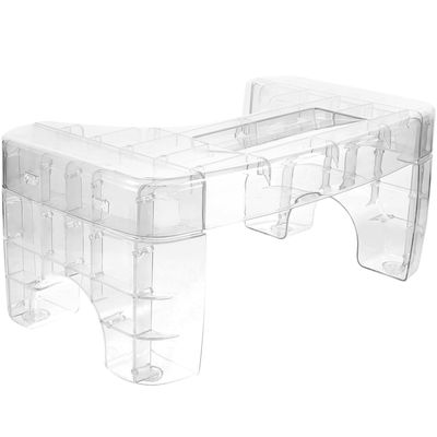 Transparent Toilet Stool Bathroom Squat Stool Home Bathroom s for Adult Step for Adults Clear Household Toilet Travel Toiletries The pet Poo