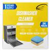 Air Jungles Dishwasher Cleaner Tablets 24 Count, Lemon Scent, Deep Cleaning Descaler, Formulated To Clean Dishwasher Machine, Remove Odor, Hard Water, Calcium, Bad Smell, 12 Month Supply view 1