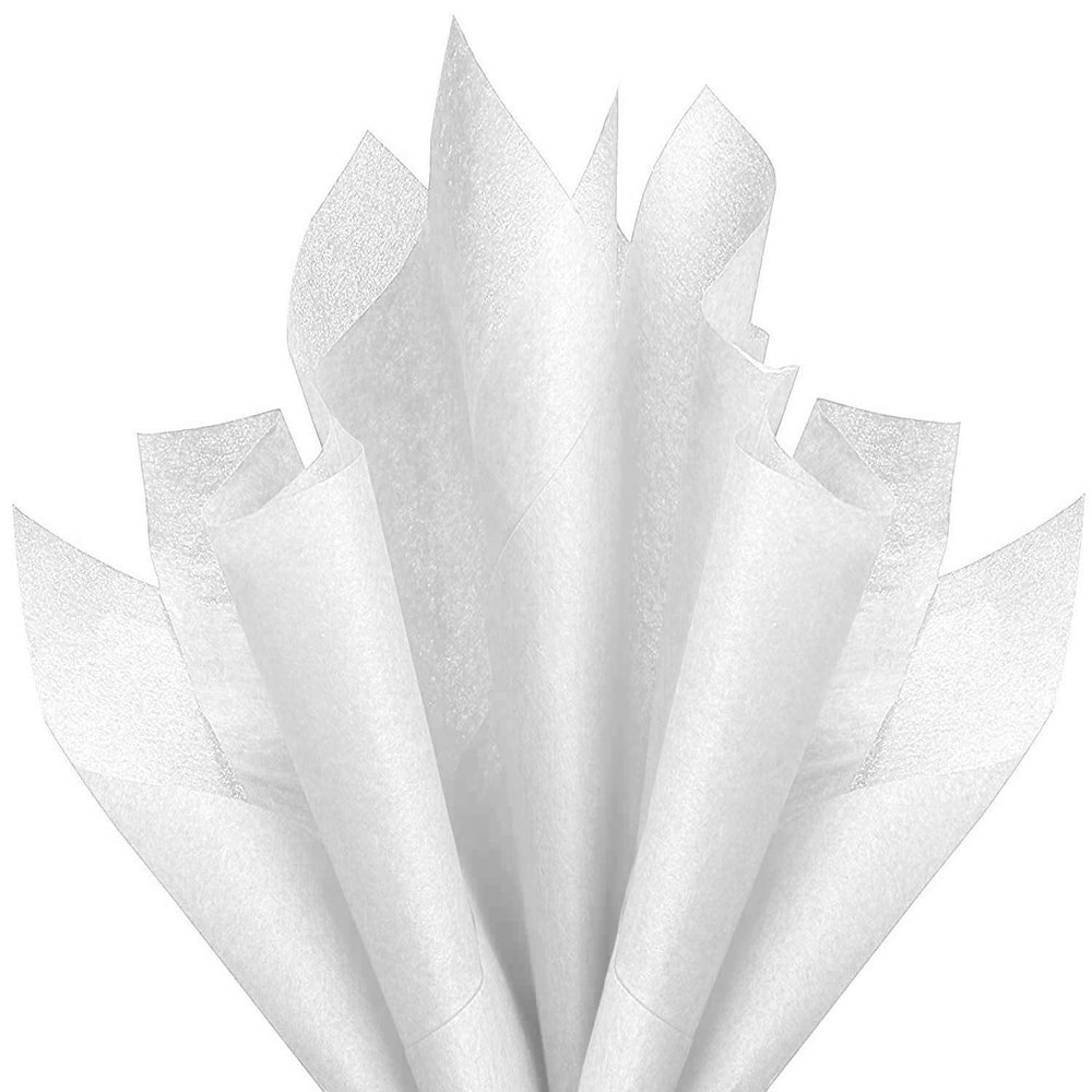 Basic White Gift Wrapping Tissue Paper 15x20 10 Pack by Feronia Packaging