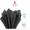 Black Glitter Gift Wrapping Tissue Paper 20x30 2 Pack by Feronia Packaging view 2