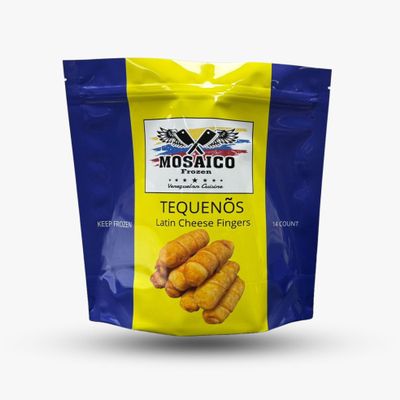 Mosaico Frozen Tequeos -Latin Cheese Fingers- By Mosaico Venezuelan Cuisine (28 count)