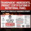 Bartenders Secret Sauce USDA Organic Old Fashioned Mix  Handcrafted Old Fashioned Syrup with Bitters, Orange Peel & Tart Cherry  Gluten-Free  Makes 64 Cocktails (16oz, 1-Pack)  Just Add Bourbon or Rye view 2