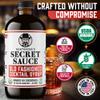 Bartenders Secret Sauce USDA Organic Old Fashioned Mix  Handcrafted Old Fashioned Syrup with Bitters, Orange Peel & Tart Cherry  Gluten-Free  Makes 64 Cocktails (16oz, 1-Pack)  Just Add Bourbon or Rye view 3
