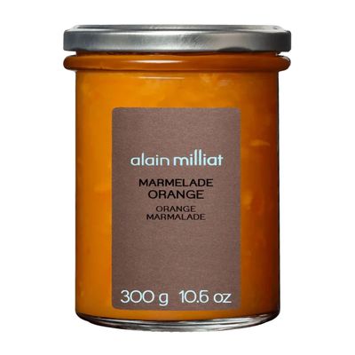 Alain Milliat Blond Orange Marmalade, 10.6 Oz (One 300g Glass Jar) | GMO-Free | Imported from France