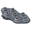Brookstone Palm Roller Body Massager - Medium Handheld Roller Massager to Relieve Tension - Massage Gloves, Hand Massager Glove, Massage Glove for Stress Relief and Relaxation (Charcoal) view 2