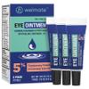 WELMATE - Eye Ointment (3 Tubes) - Sodium Chloride Hypertonicity Ophthalmic Ointment 5% - Relief of Corneal Edema Symptoms - Lanolin & Mineral Oil - Sterile - Travel Size - Eye Care - 1/8 oz (3.5g) view 1