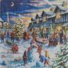 AM Dcor 20 Count 3-Ply Luncheon Paper Napkins for Christmas Dinner Party Decorative Decoupage - 13" x 13" (Unfolded) Christmas Market view 2
