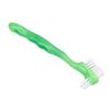 False Teeth Brush,5pcs Denture Brush Set Professional Travel Portable Double Sided False Teeth Brush for Elderly (Green) view 3