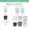 Wipex Gym Wipes Bucket Refill Roll - Plant-based Fitness Equipment Wipes, Lemongrass, Eucalyptus & Vinegar Wipes to Clean Surfaces, Yoga Mat & Gym Cleaner and Peloton Bikes, 400 Count (Pack of 2) view 3