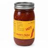 Robbi's Salsa Hot- Authentic Arkansas Flavor in Every Bite! Homemade Taste with Secret Blend of Tomatoes, Jalapeno Peppers, Salt, Onion & Garlic, "Best Served When Chilled", Gluten Free - 16 oz Jar view 1